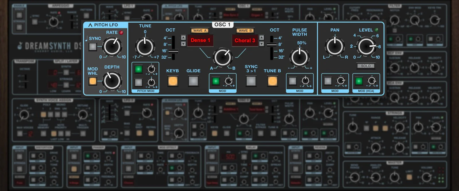 Cherry Audio Dreamsynth Synthesizer – Professional Audio Software & Plugin - Image 4