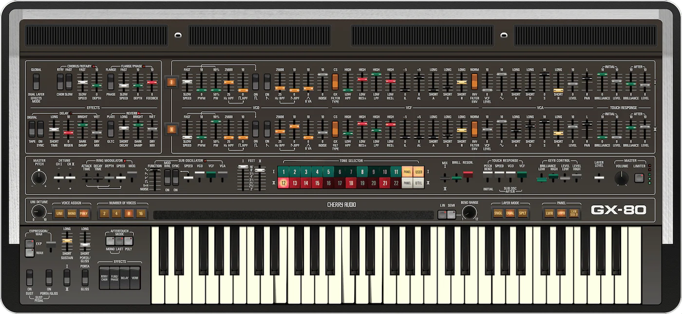 Cherry Audio GX-80 Synthesizer – Professional Audio Software & Plugin - Image 5