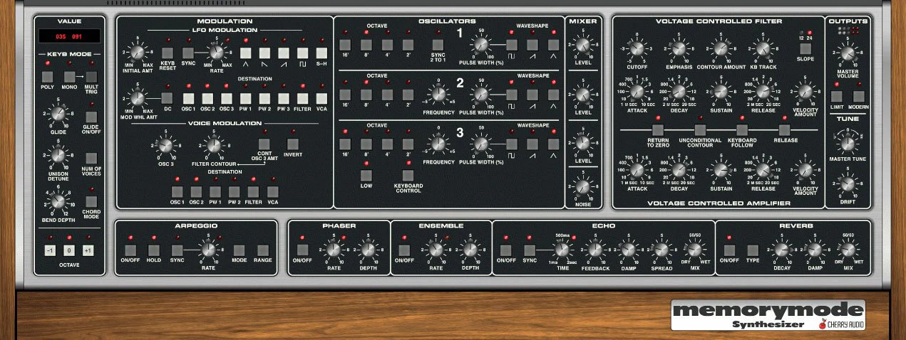 Cherry Audio Memorymode Synthesizer – Professional Audio Software & Plugin - Image 5