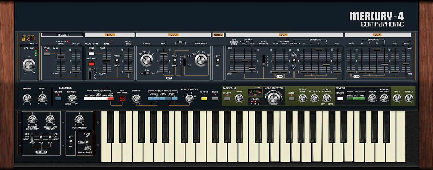 Cherry Audio Mercury-4 Synthesizer – Professional Audio Software & Plugin - Image 4