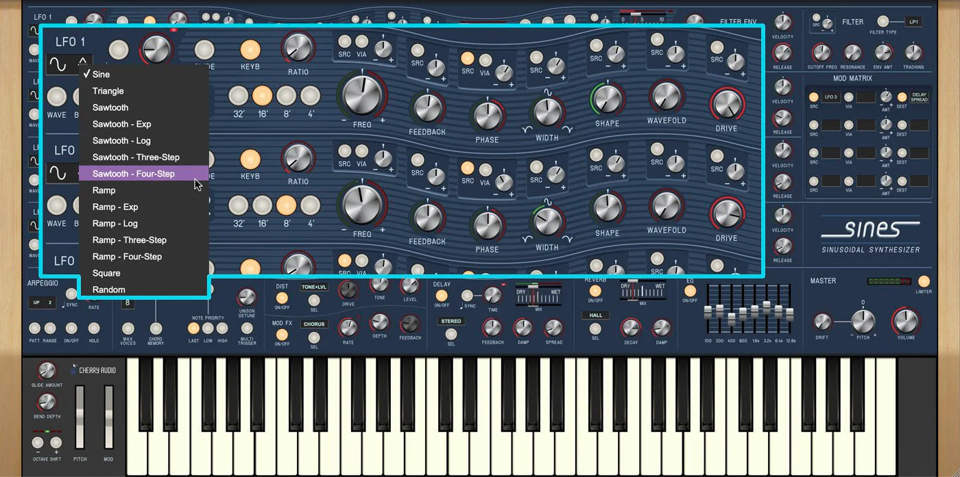 Cherry Audio Sines Synthesizer – Professional Audio Software & Plugin - Image 5