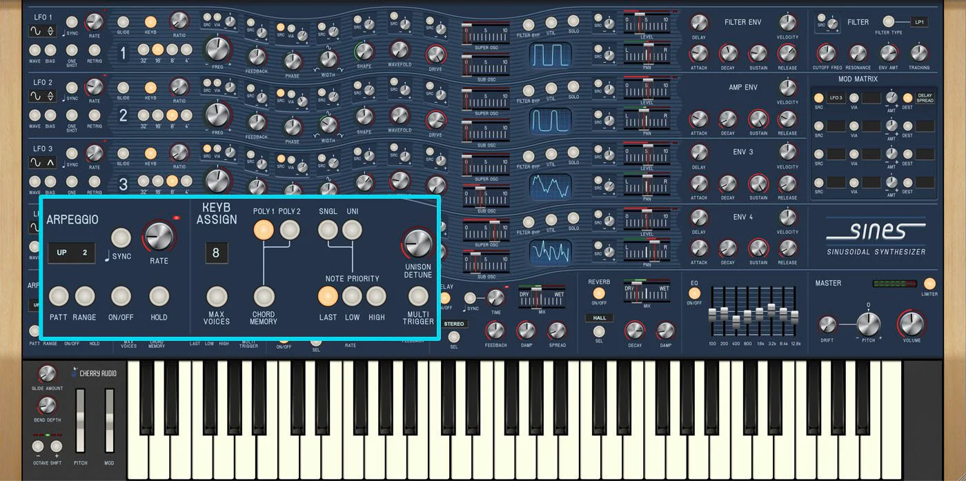 Cherry Audio Sines Synthesizer – Professional Audio Software & Plugin - Image 7