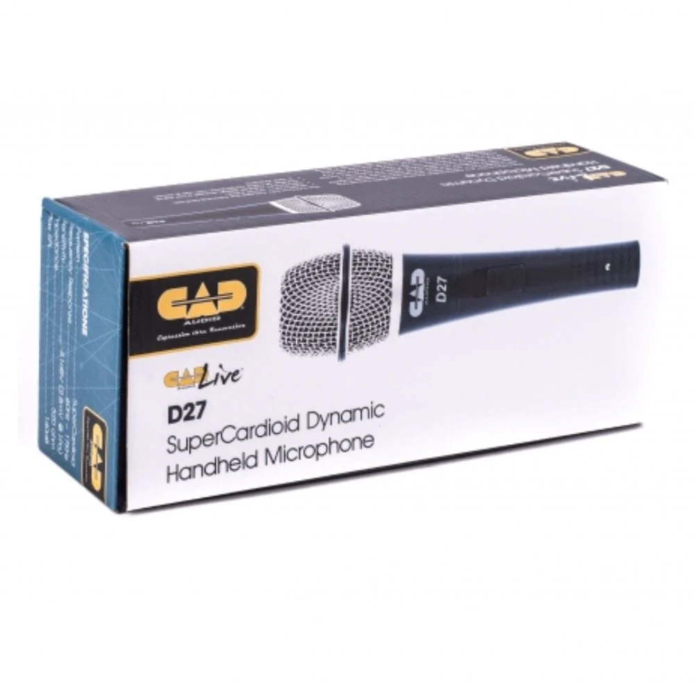CAD Audio D27 Live Series Supercardioid Dynamic Handheld Microphone - Image 4