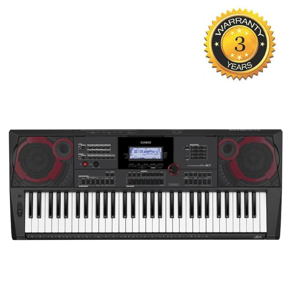 Casio CT-X9000IN 61-Key Portable Keyboard With Power Adapter, Dust Cover, Stand, Online Lessons & Ebook - Image 2