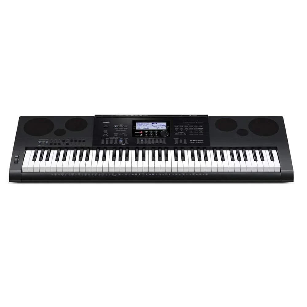 Casio WK-7600 76-Key Keyboard With Stand, Headphones, Polishing Cloth and Power Adapter - Image 3