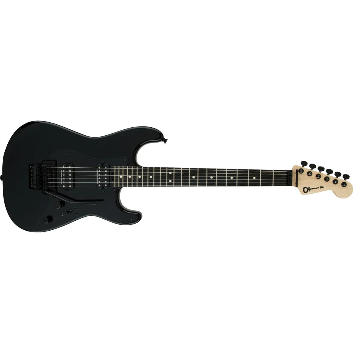 Charvel Pro-Mod So-Cal Style 1 HH FR Ebony 6 String Electric Guitar - Gloss Black - Image 4