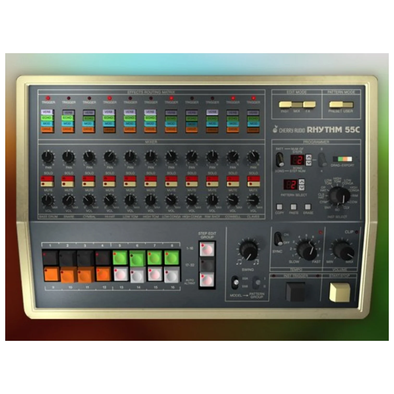 Cherry Audio KR-55C Drum Machine – Professional Audio Software & Plugin