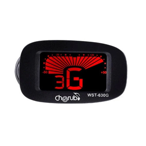 Cherub WST-630G Clip-On Guitar Tuner - Black