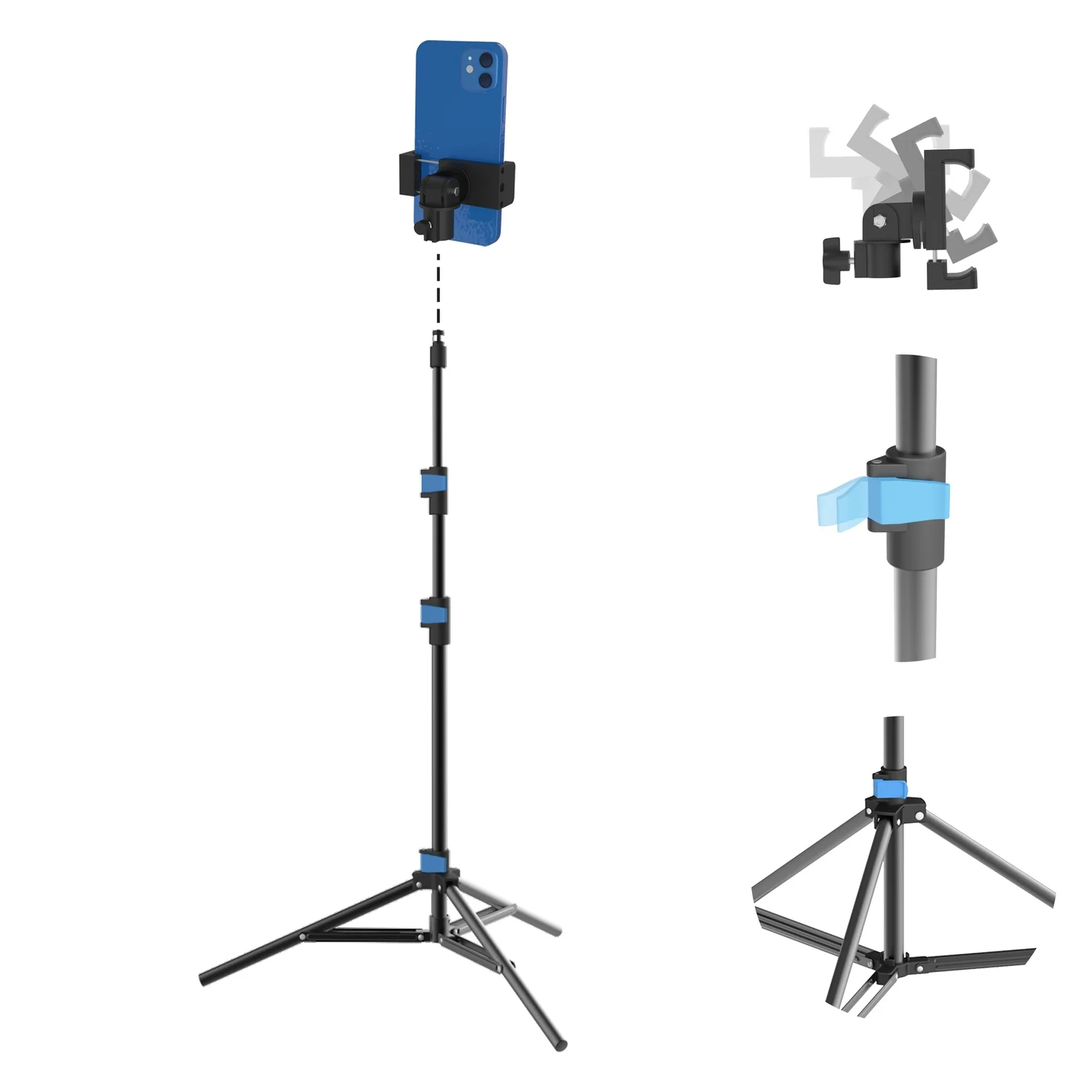 Chetty DT29 Collapsible Tripod Phone Stand - Image 2