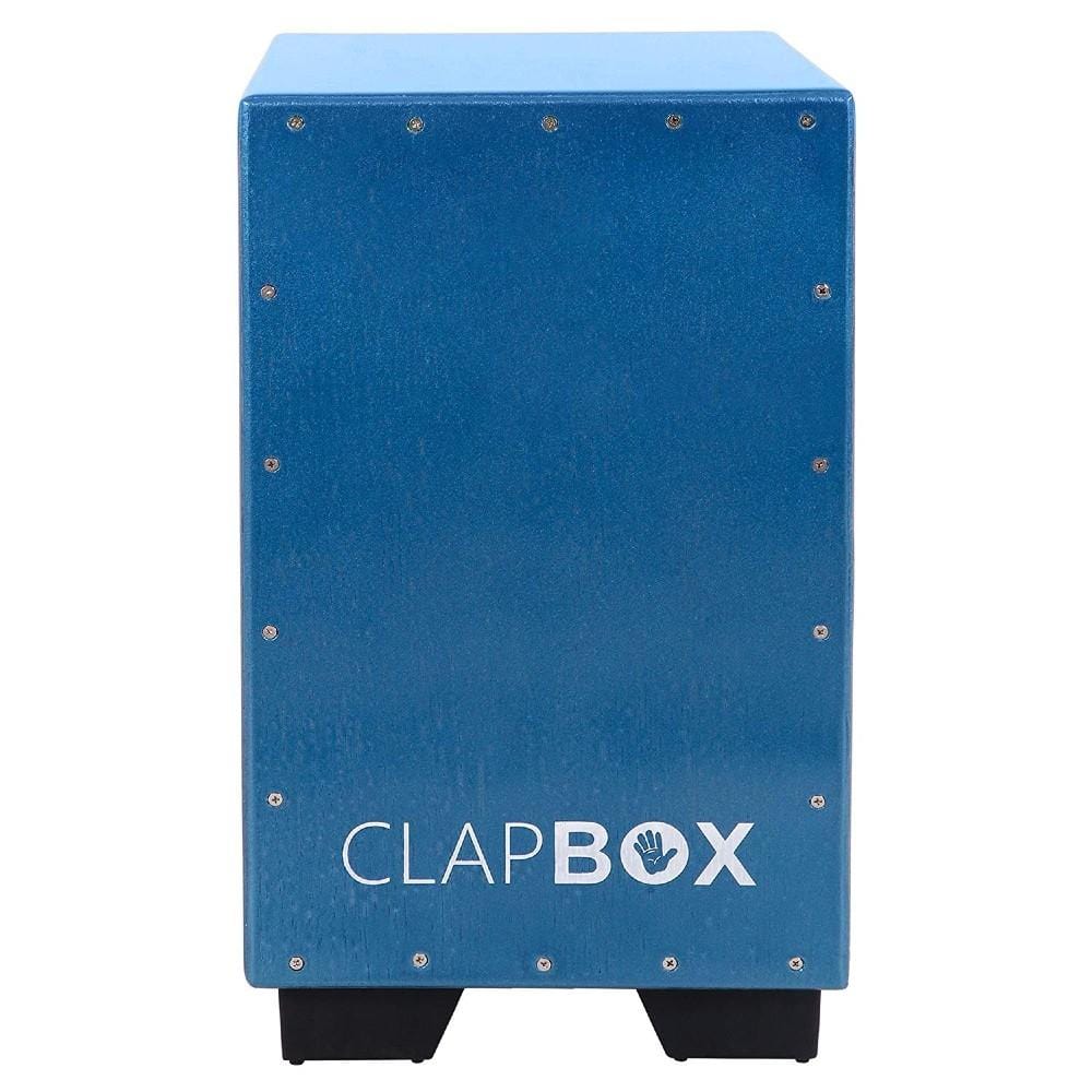 Clapbox Trendsetter Bass Cajon Ebony Wood- Mettalic Blue - Image 2