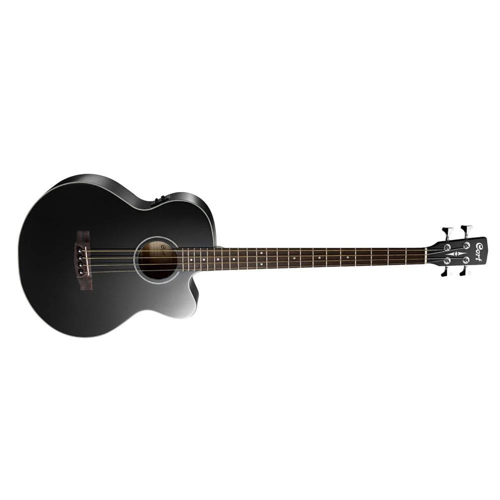 Cort AB850F Jumbo Cutaway 4-String Electro Acoustic Bass Guitar - Image 3