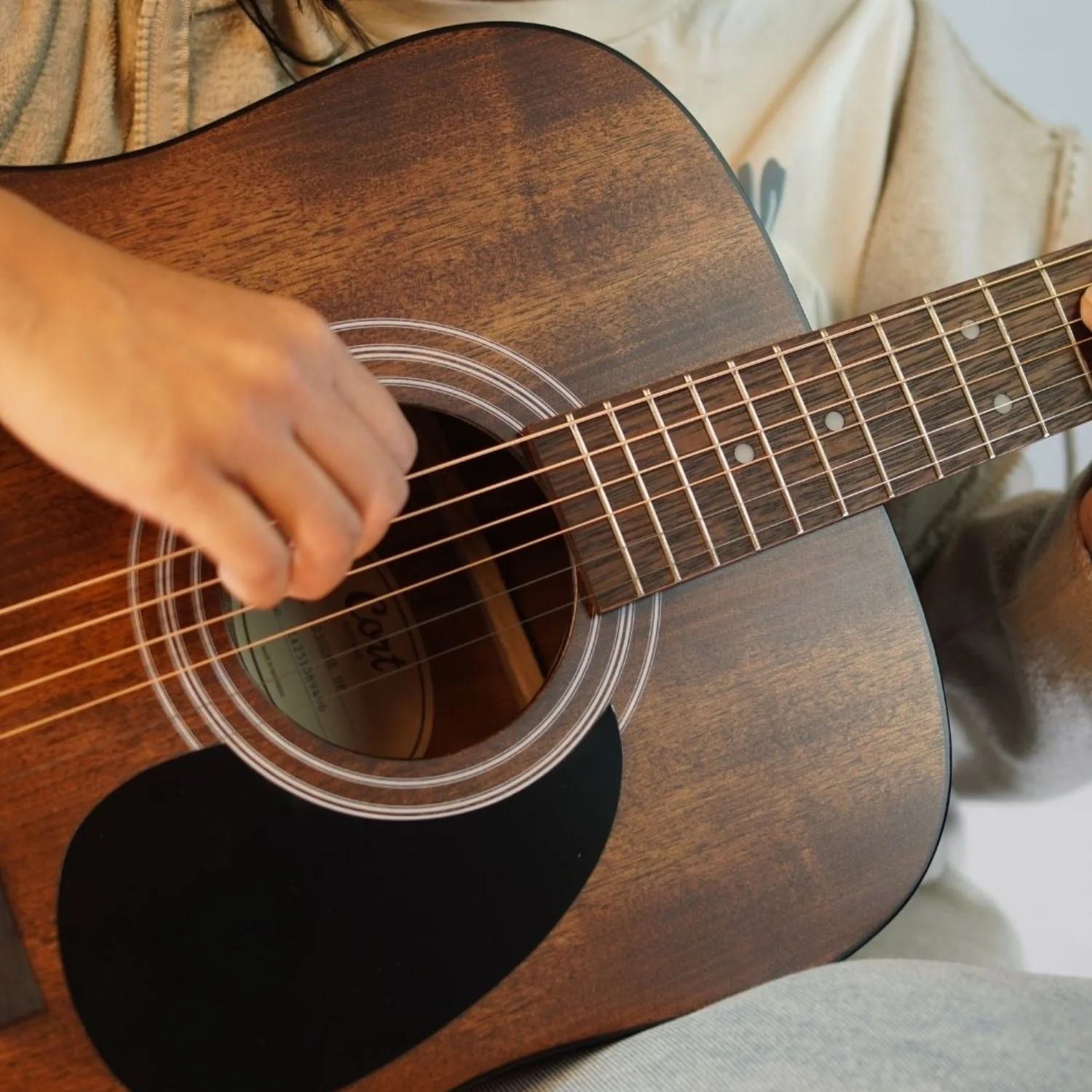 Cort AD300E 6 String Electro Acoustic Guitar - Open Box - Image 5