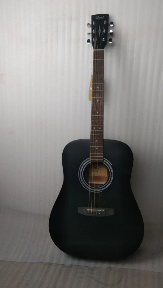 Cort AD810E Dreadnought Electro Acoustic Guitar - Black Satin - Open Box B Stock - Image 20