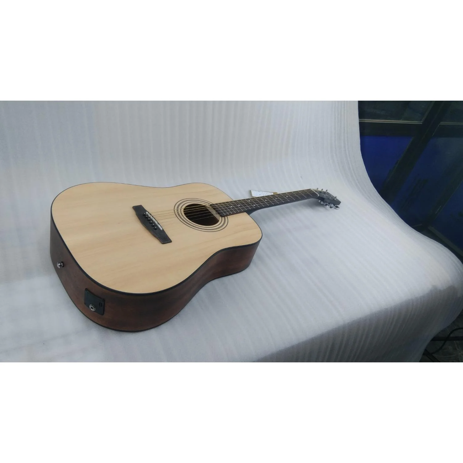 Cort AD810E Dreadnought Electro Acoustic Guitar - Open Pore Natural - Open Box - Image 5