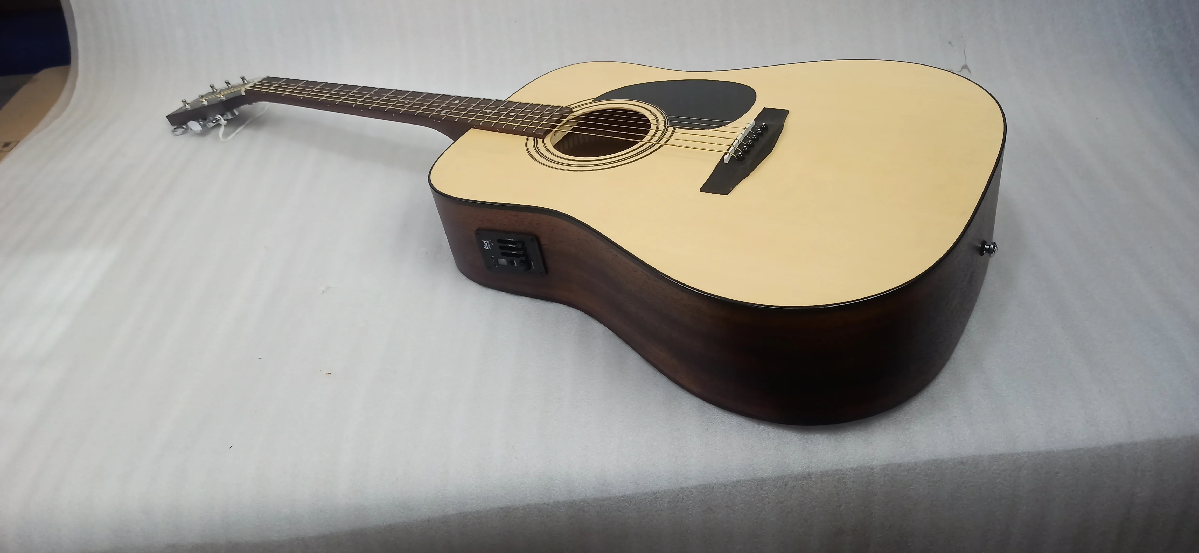 Cort AD810E Dreadnought Electro Acoustic Guitar - Open Pore Natural - Open Box - Image 64