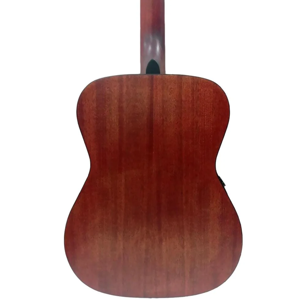 Cort AF 550 Solid Top 6 String Grand Concert Electro Acoustic Guitar - Open Pore - Image 5