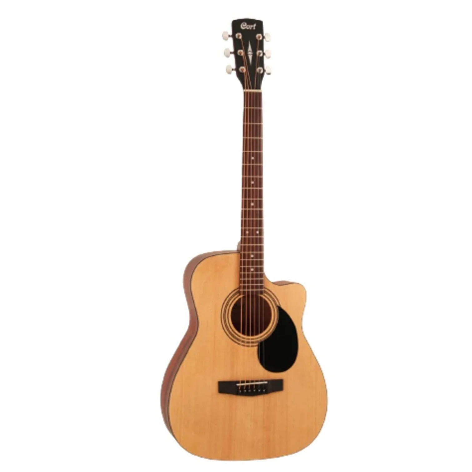 Cort AF500C Standard Series Cutaway 6 String Acoustic Guitar - Image 41