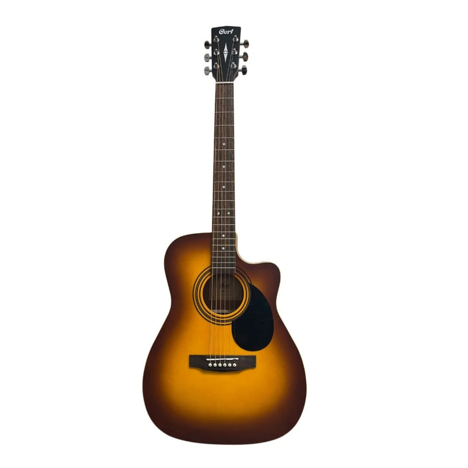 Cort AF500C Standard Series Cutaway 6 String Acoustic Guitar - Image 6