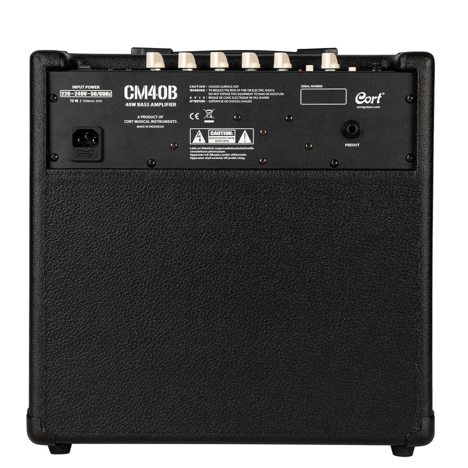 Cort CM40B 40 Watt Bass Guitar Amplifier - Image 6