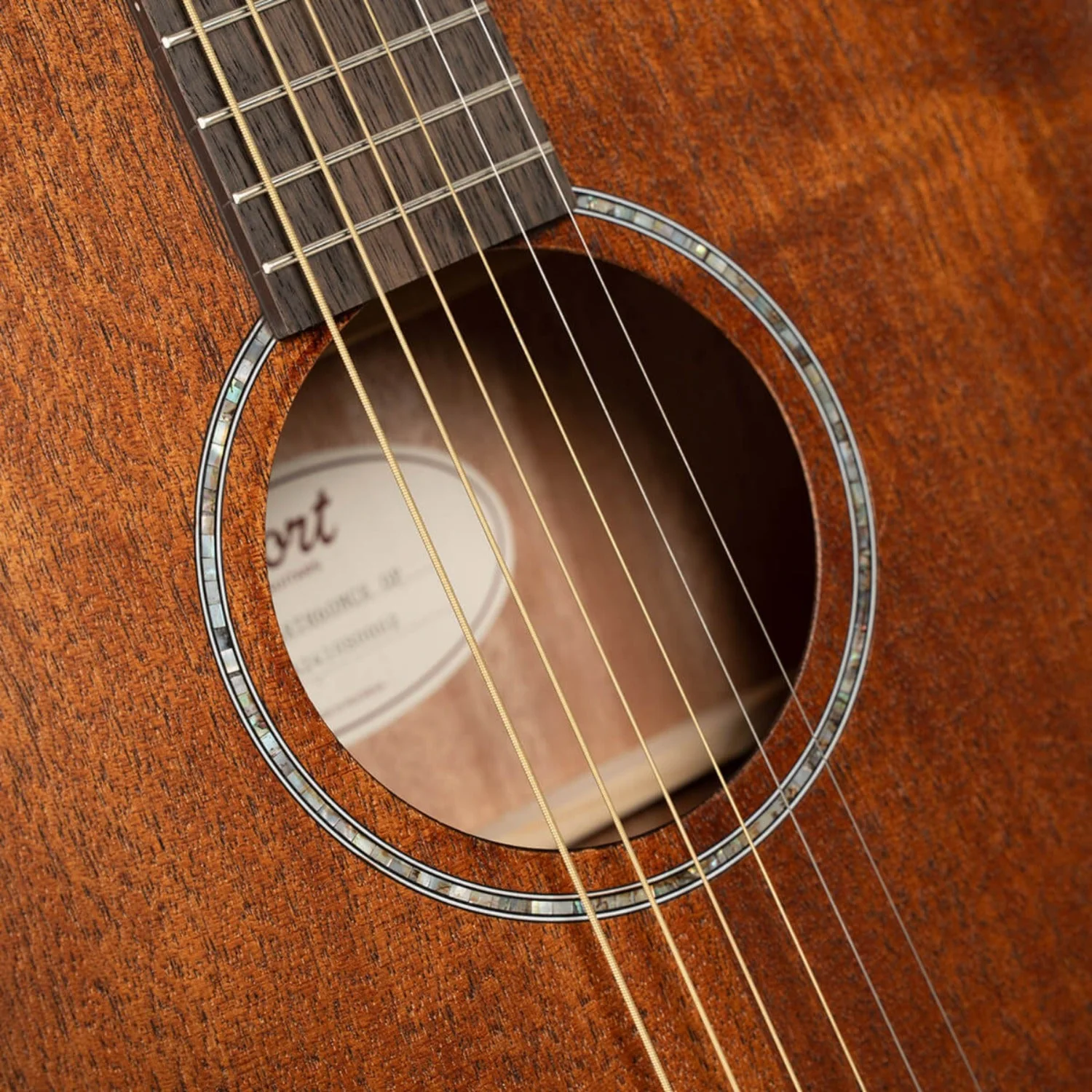 Cort Earth60MCE Semi 6 String Electro Acoustic Guitar - Image 6
