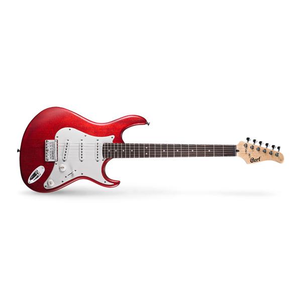 Cort G100 Electric Guitar Bundle with Gigbag, Cloth, Picks, Strap & Ebook - Image 2