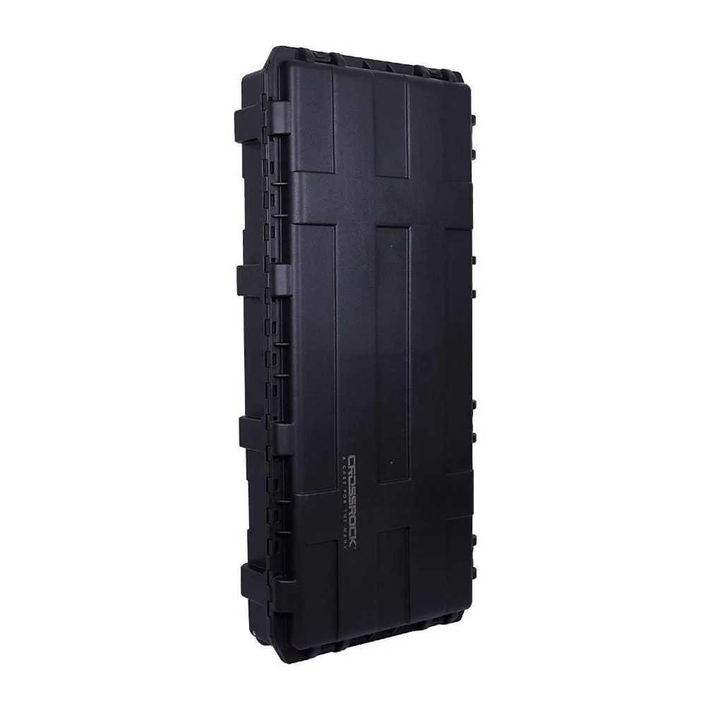 Crossrock CRA961PE 61 Injection Molded Note Keyboard Flight Case with Wheel