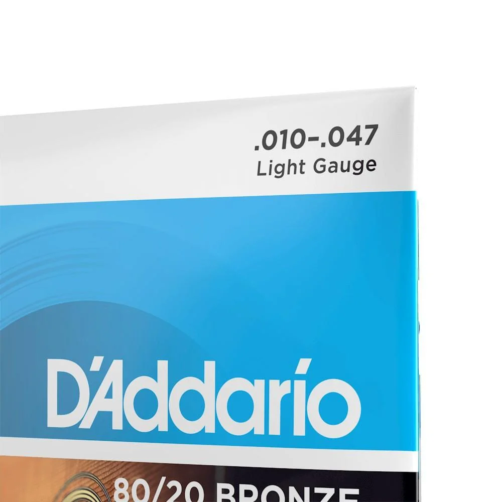 D'Addario EJ36 80/20 Bronze Light Acoustic Guitar 12 String Set - Image 4