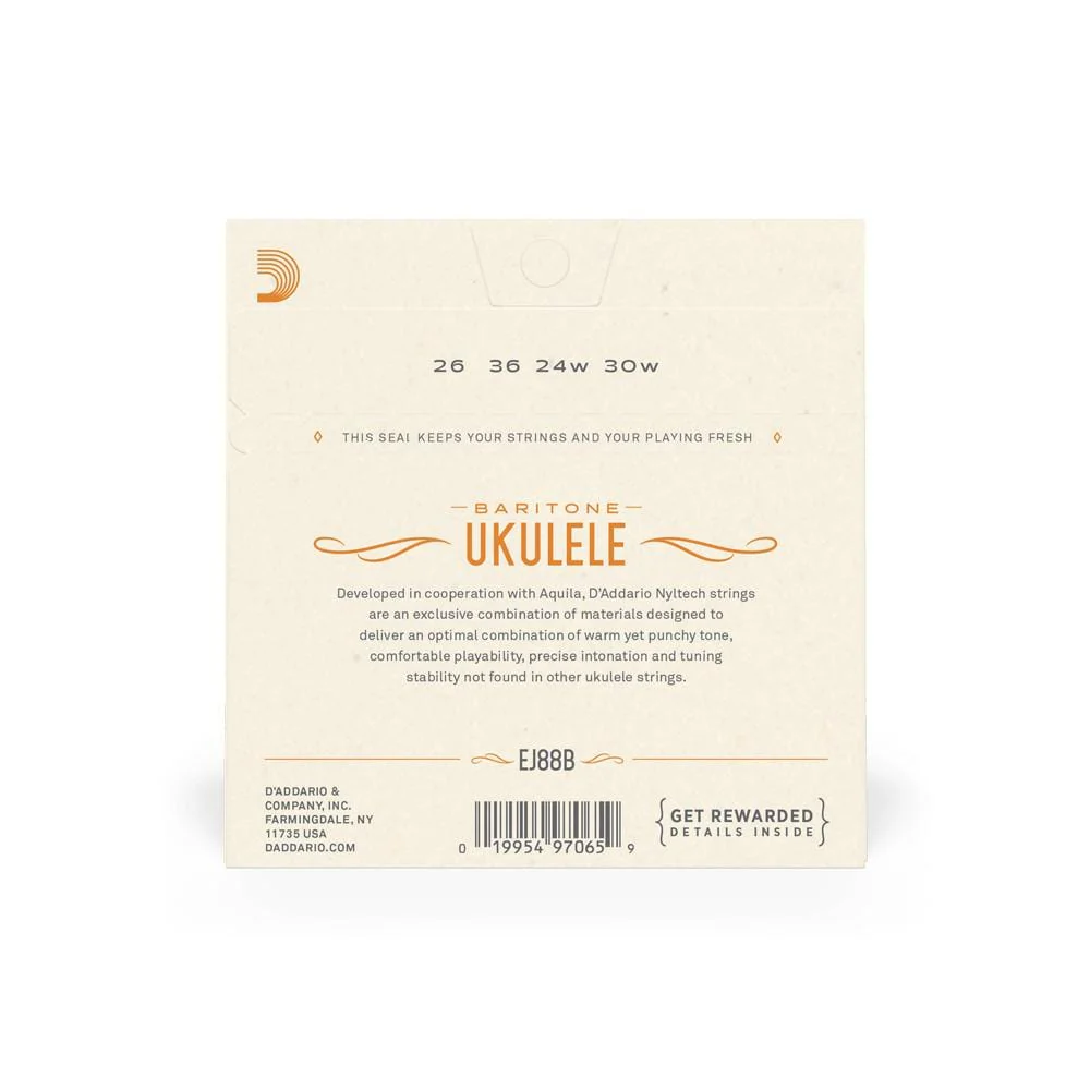 D'Addario EJ88B Baritone Ukulele String Set - Image 3