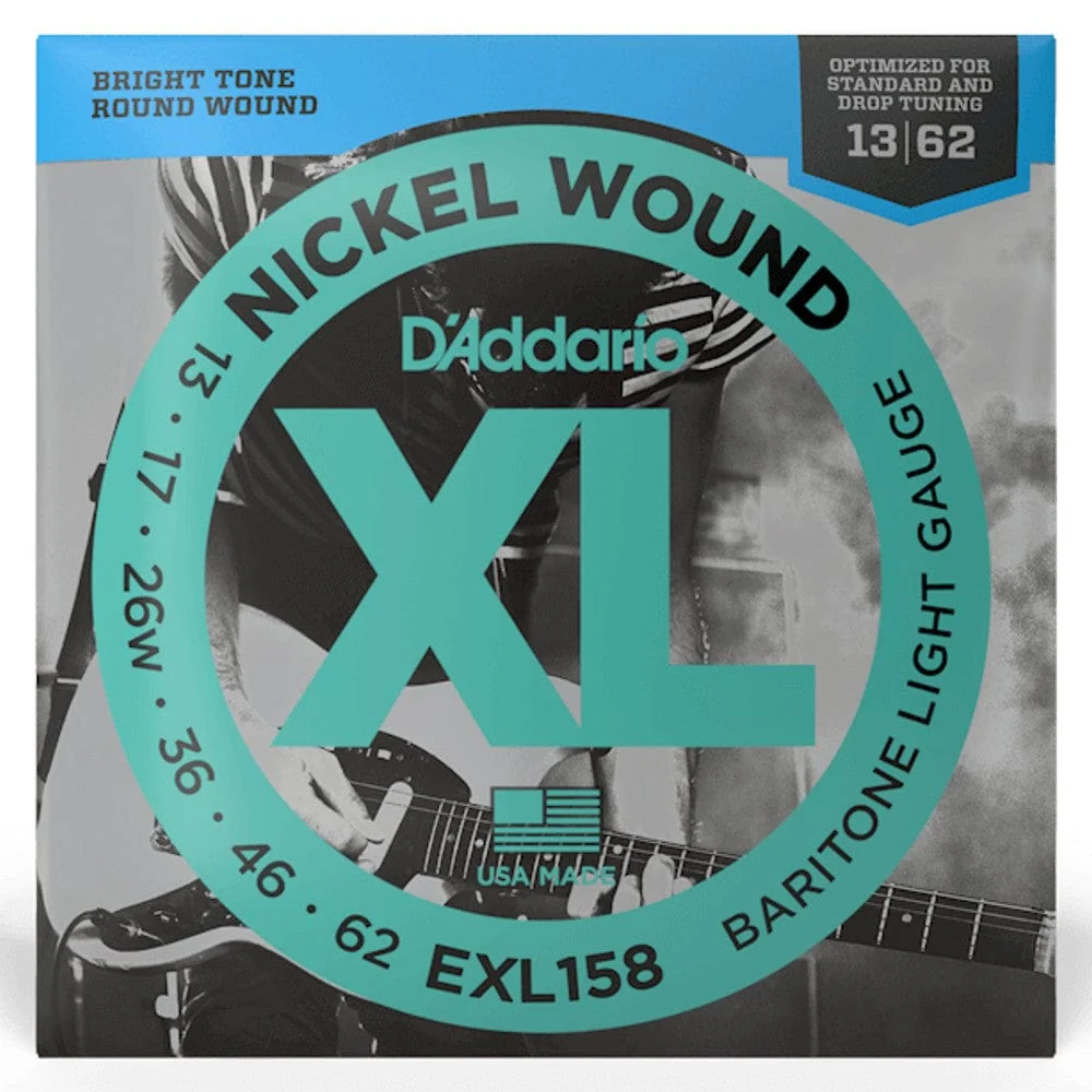 D'Addario EXL158 Light Baritone Electric Guitar Strings