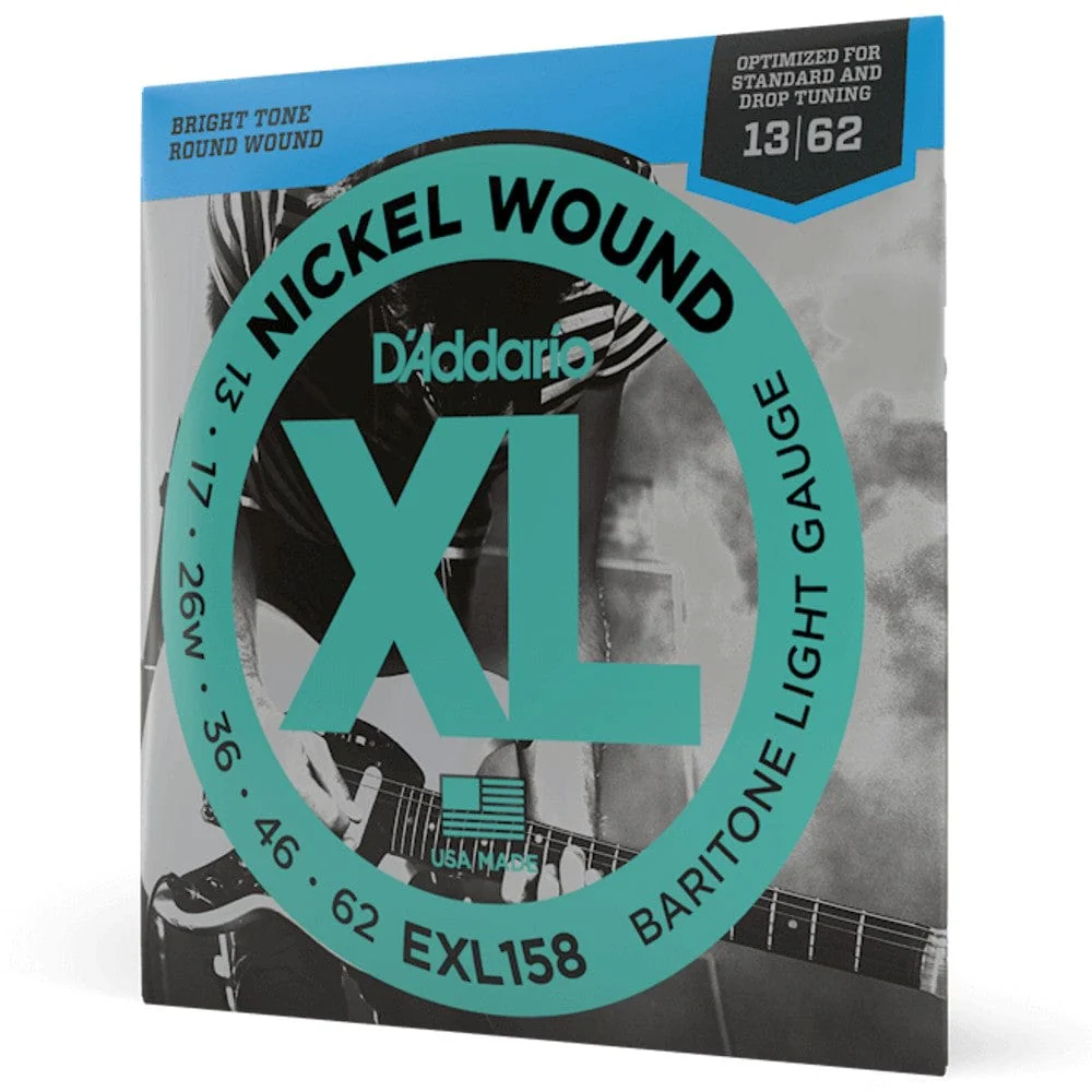 D'Addario EXL158 Light Baritone Electric Guitar Strings - Image 2