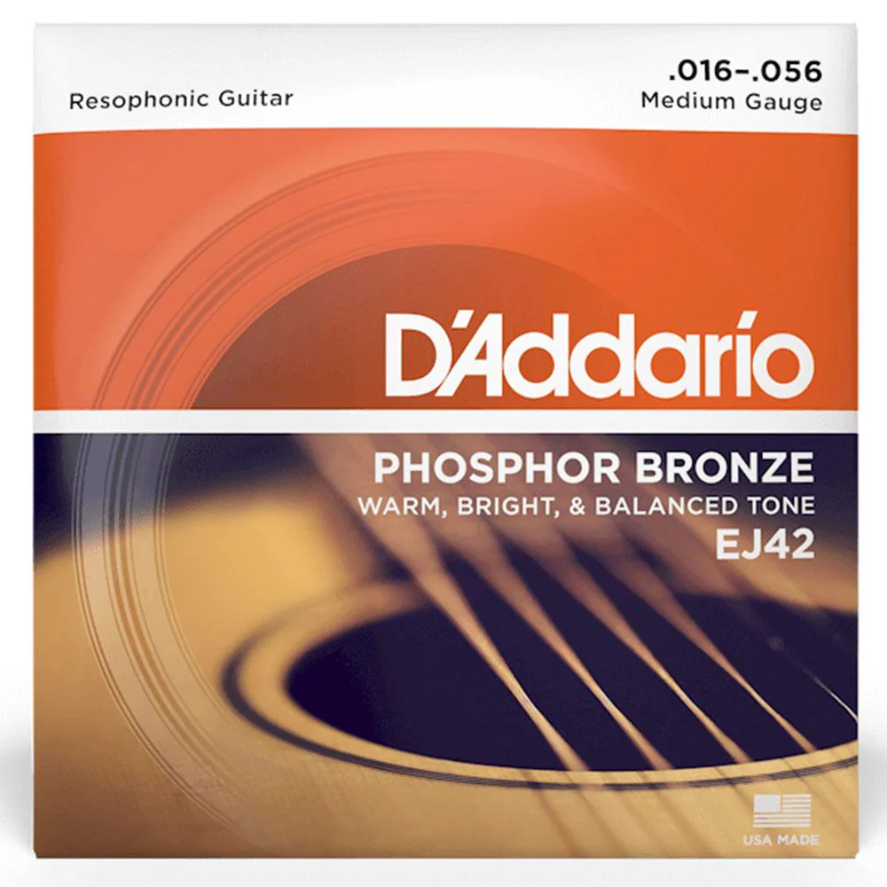 D'Addario Phosphor Bronze Resophonic Accoustic Guitar String