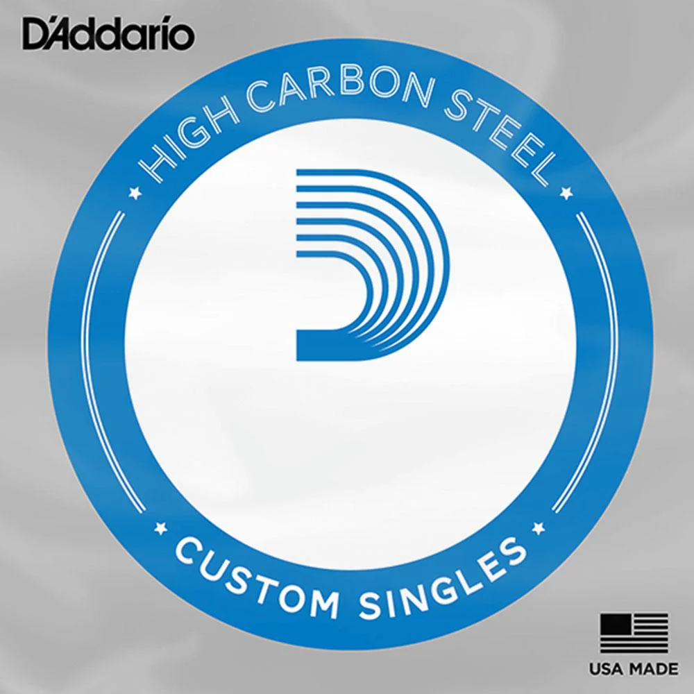 D'Addario Plain Steel Single Guitar String - Pack of 5