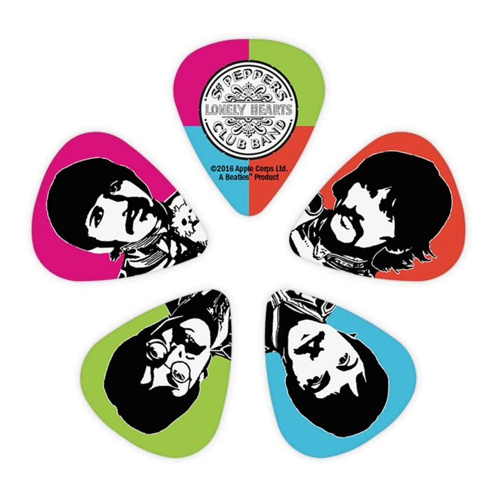 D'Addario The Beatles SGT Peppers Lonely Hearts Club Band Guitar Picks- Pack of 10 - Image 3