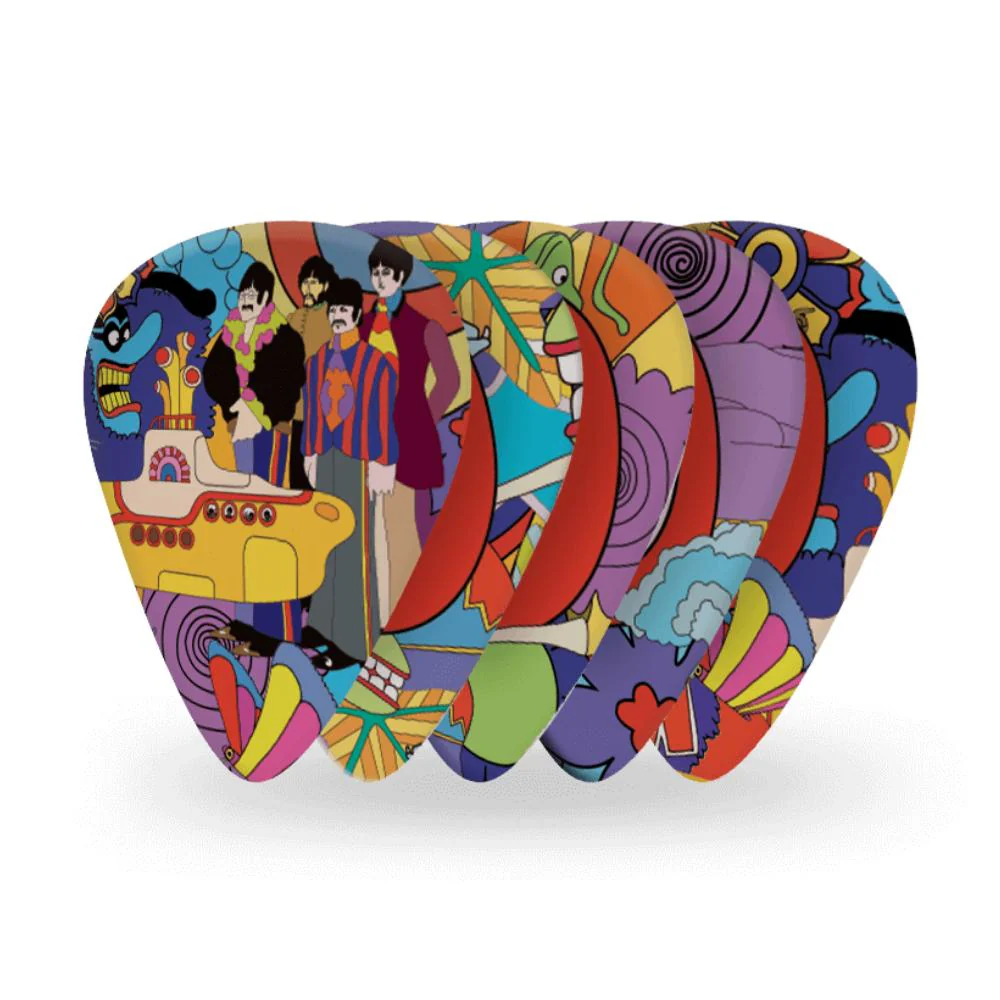 D'Addario The Beatles Yellow Submarine 50th Anniversary Guitar Picks - Pack of 10 - Image 2