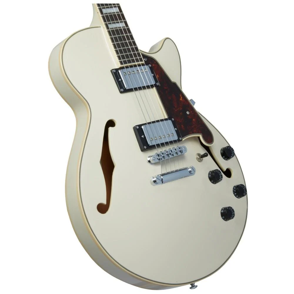 D'Angelico DAPSS Premier SS 6 String Electric Guitar - Tailpiece - Image 8
