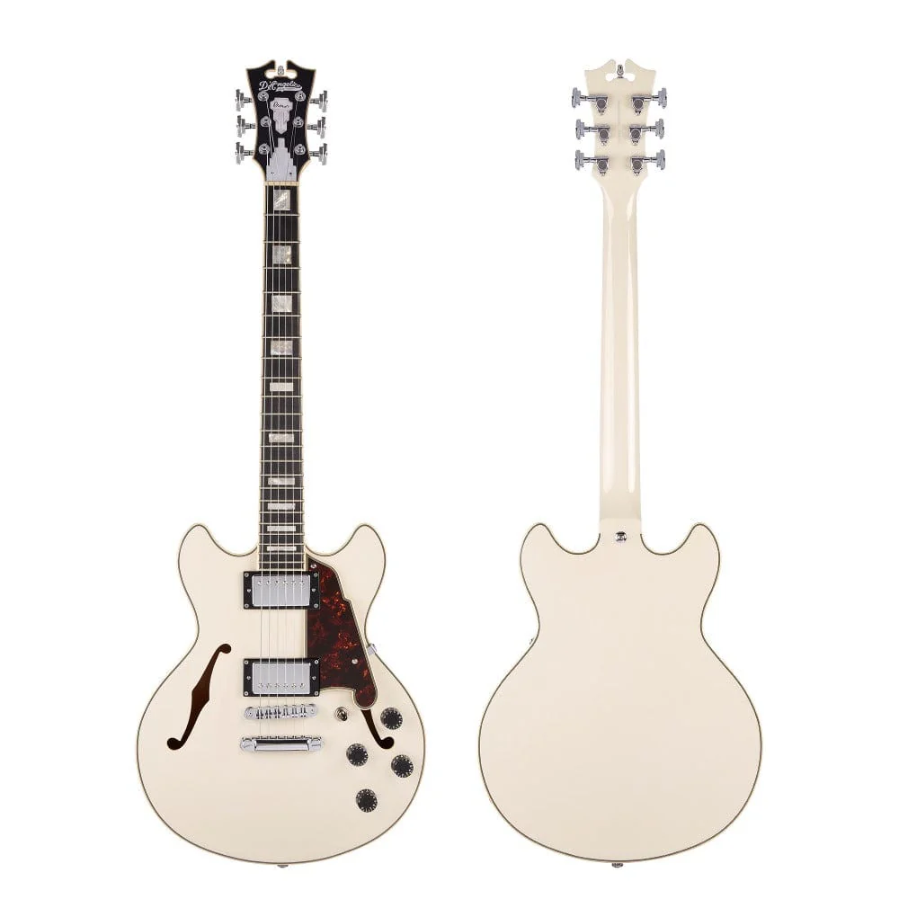 D'Angelico Premier Mini DC Semi-Hollow 6 String Electric Guitar - Image 12