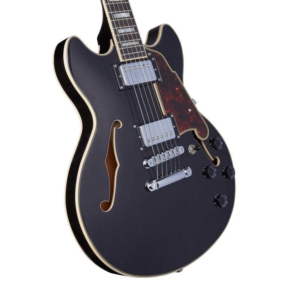 D'Angelico Premier Mini DC Semi-Hollow 6 String Electric Guitar - Image 3