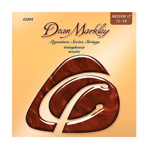 Dean Markley 2004 Acoustic Guitar Strings - Vintage Bronze - 12-54