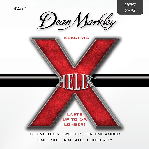 Dean Markley 2511 Electric Guitar Strings - Light Helix - 0.09-0.42