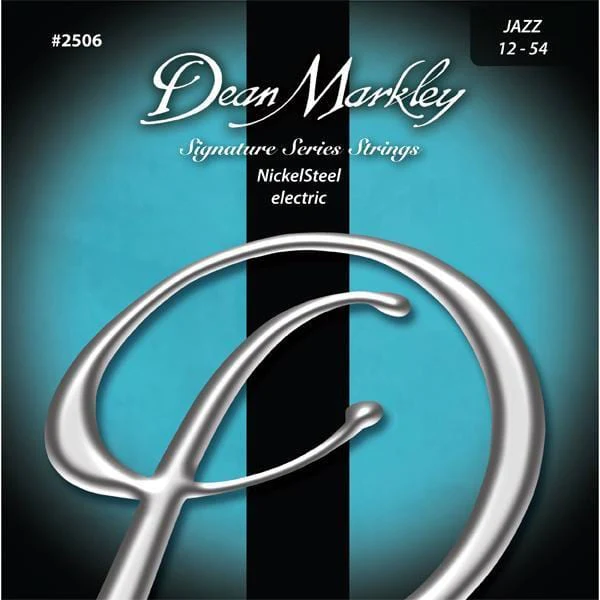 Dean MarkleyÂ DM2506 Jazz NickelSteel 6-String Electric Guitar Strings - 12-54