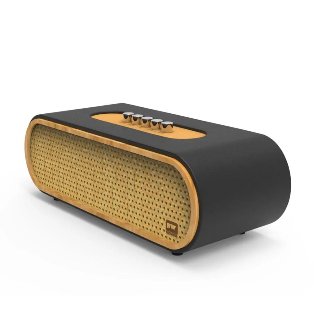Deciwood Curved Wooden Bluetooth Speaker - Image 3