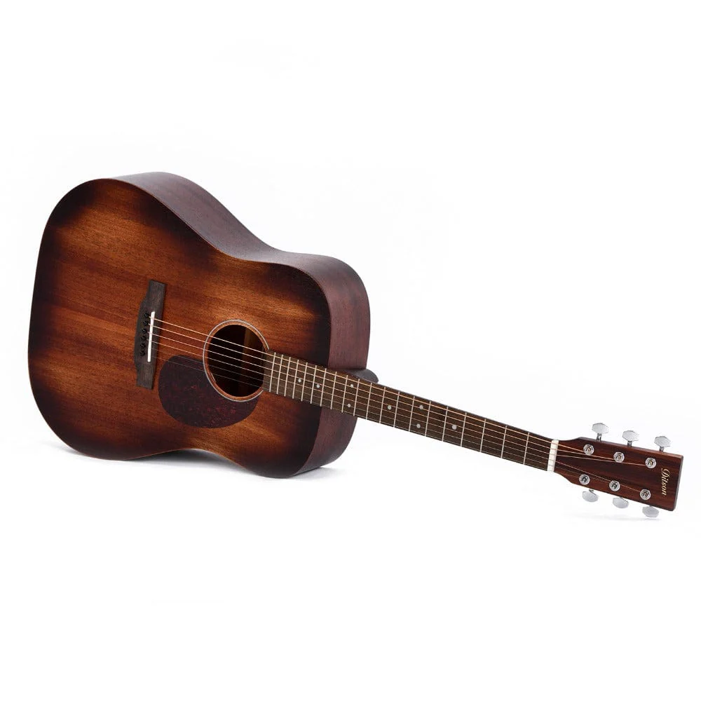 Ditson D-15 AGED 6 String Acoustic Guitar - Mahogany - Image 3
