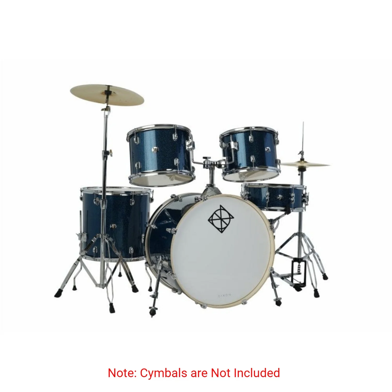 Dixon Drums Spark Standard Series 5 Piece Acoustic Drum Kit with Hardware - Image 8
