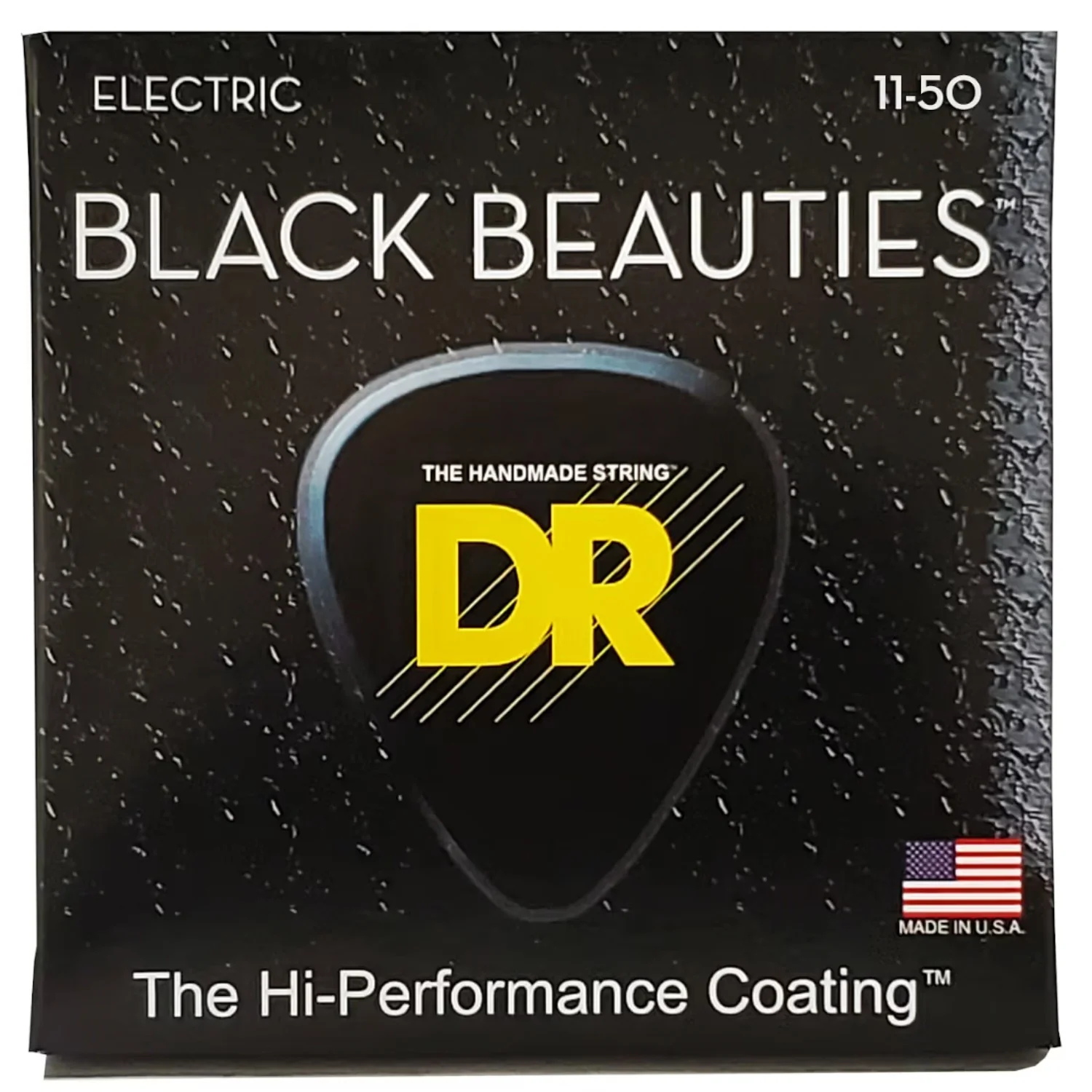 DR BKE-11 Black Beauties Heavy Electric Guitar Strings Set - .011-.050
