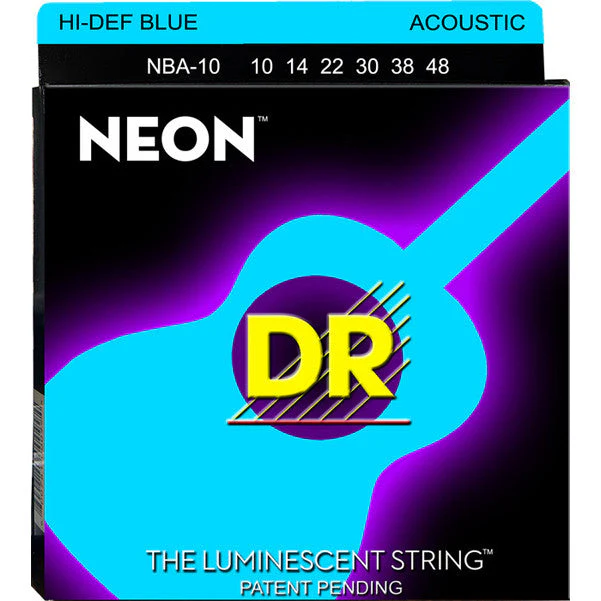 DR NBA-10 Acoustic Guitar Strings - 0.10-0.48