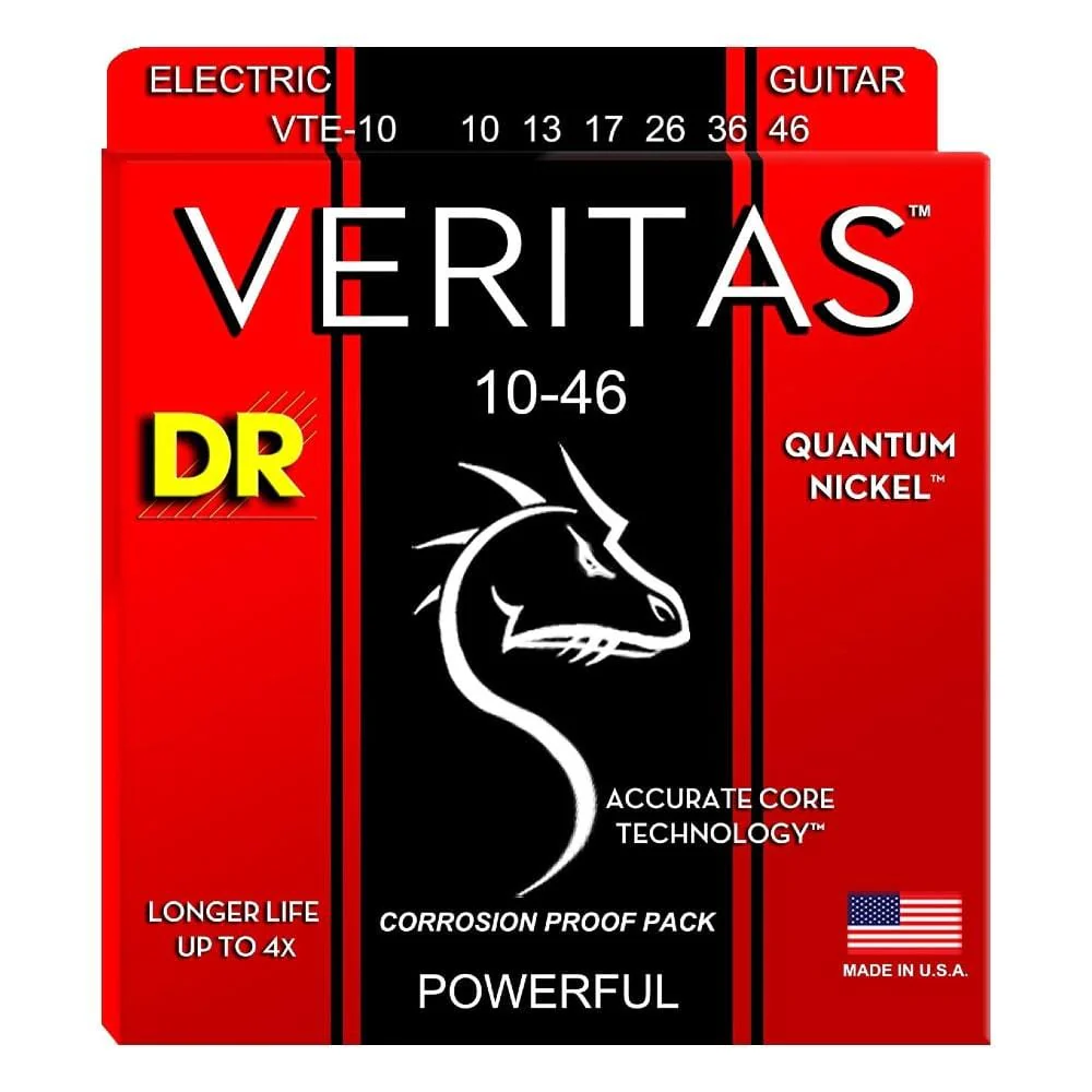 DR Strings Veritas Coated Core Technique Electric Guitar Strings - Image 2