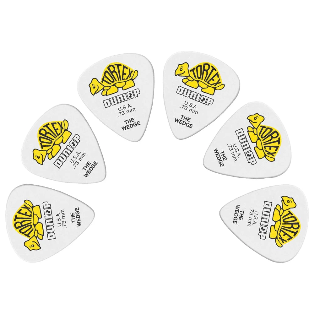 Dunlop 424P Tortex Wedge Guitar Picks - Pack of 6 - Image 5