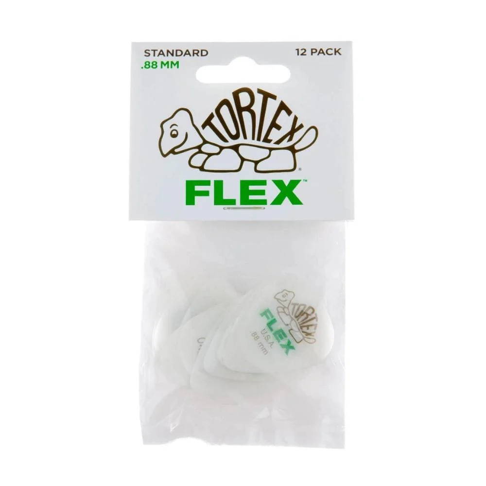 Dunlop 428P Tortex Flex Standard Guitar Picks - Pack of 12 - Image 12