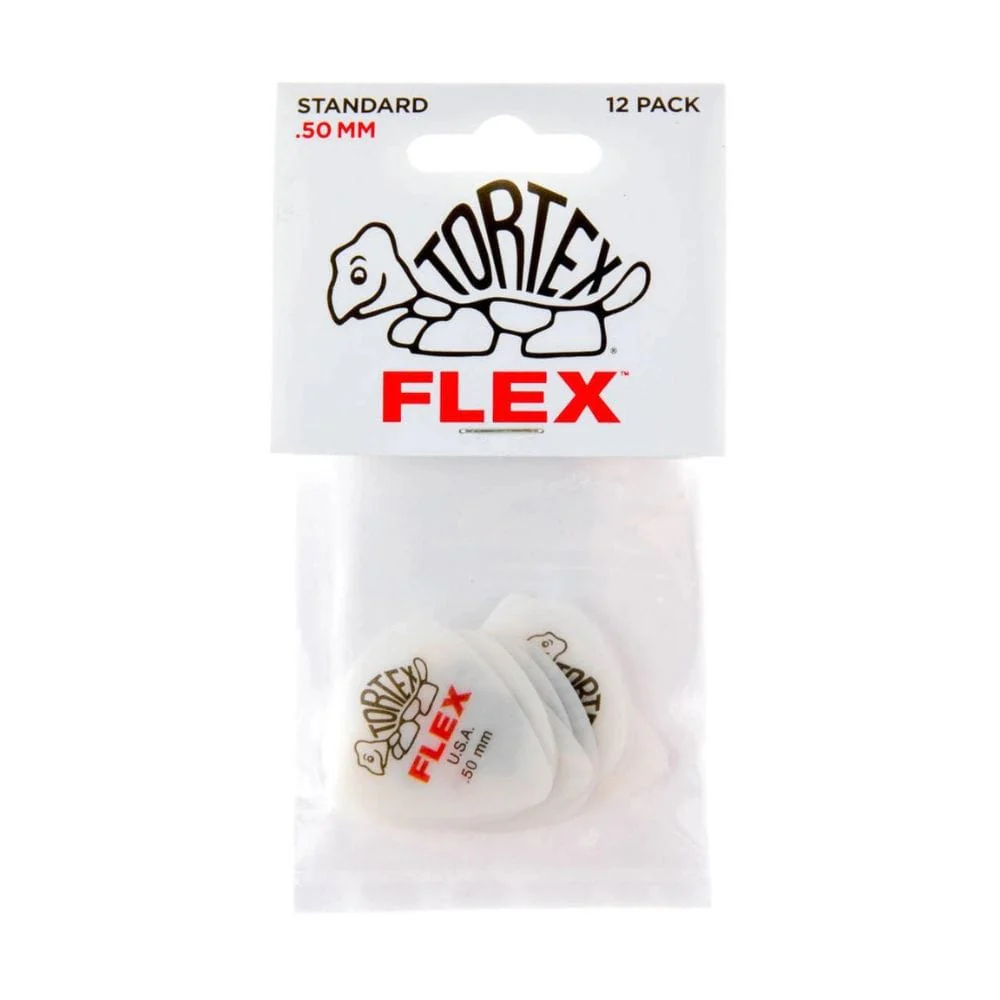 Dunlop 428P Tortex Flex Standard Guitar Picks - Pack of 12 - Image 2