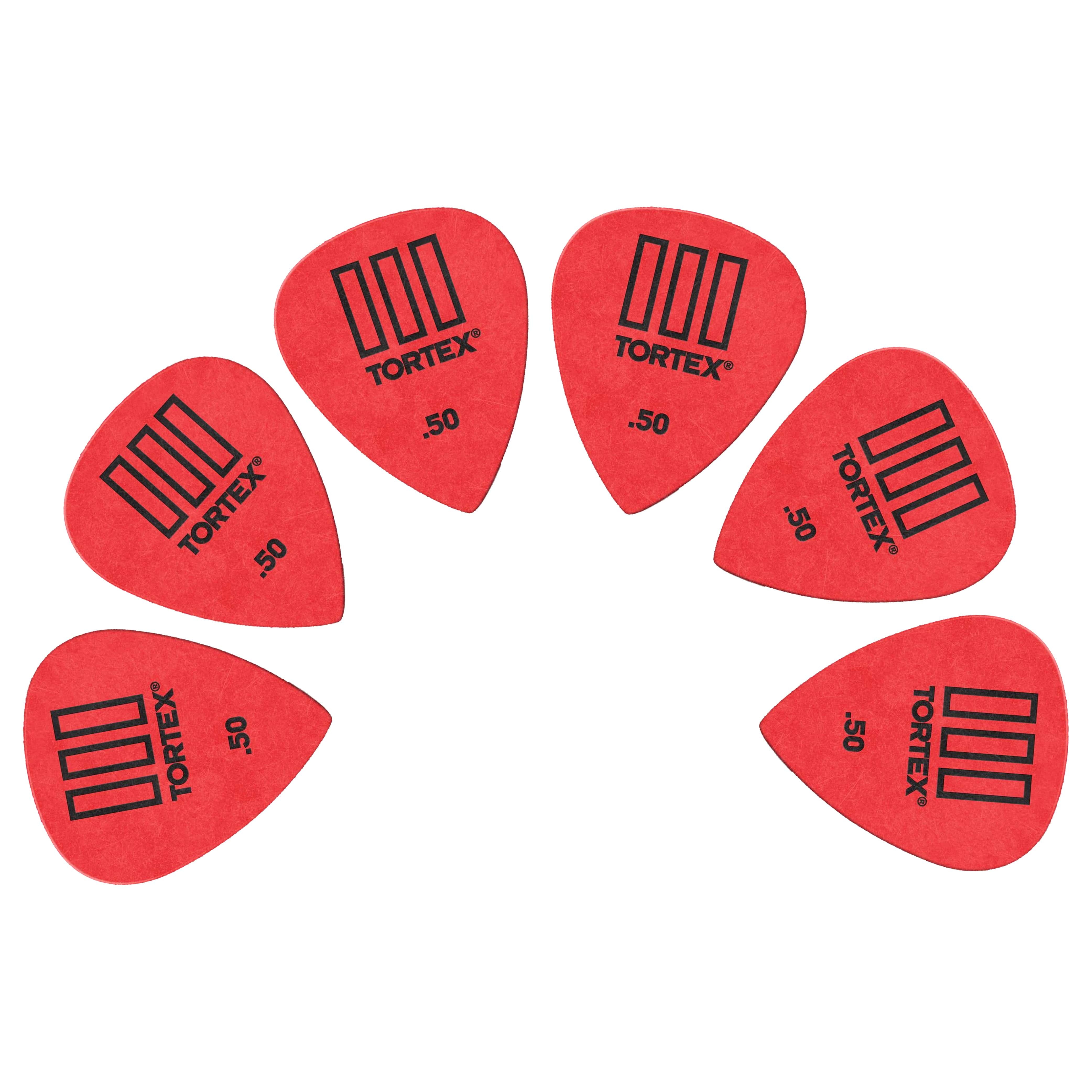 Dunlop 4620 Tortex III Guitar Picks - Pack of 6